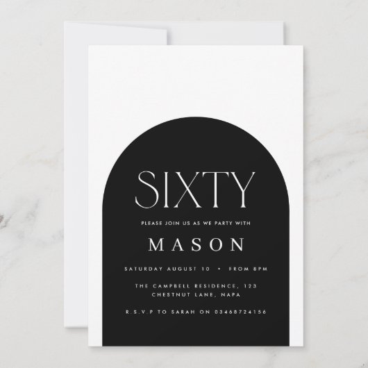 60. Foto 60. Einladung (Rückseite)