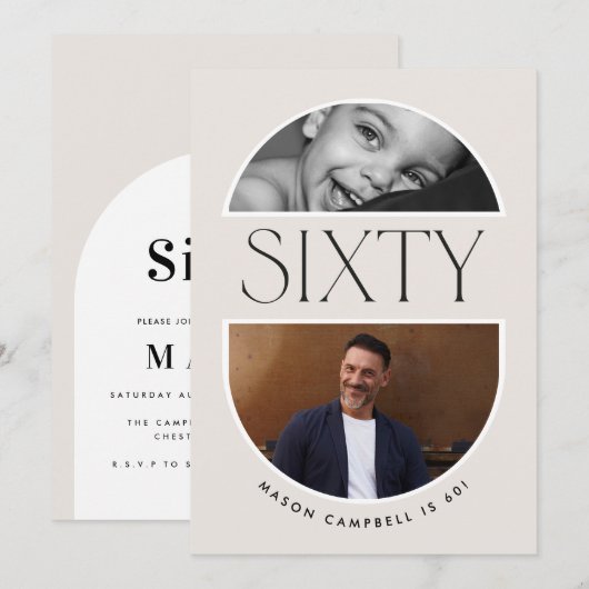60. Foto 60. Einladung (Vorne/Hinten)