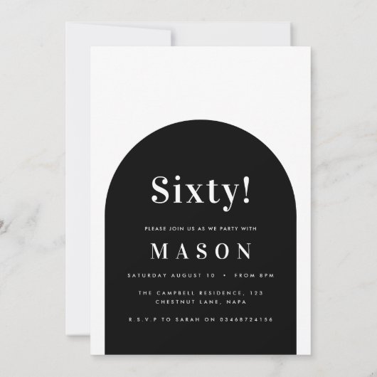 60. Foto 60. Einladung (Rückseite)