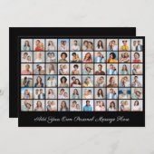 60 Foto Collage Ihre eigene Grußkarte hinzufügen (Vorne/Hinten)