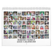 60 Foto Custom Modern Family Collage - 2024 Kalender (Titelbild)