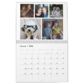 60 Foto - Maßgeschneiderte moderne Familienvorlage Kalender (Jan 2026)