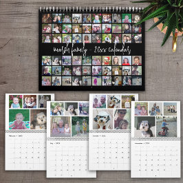 60 Foto - Maßgeschneiderte moderne Familienvorlage Kalender