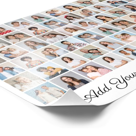 60 FotoCollage Hinzufügen eines Grußwortes Foto Er (Ecke)