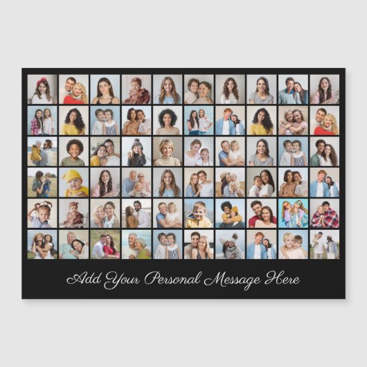 60 Fotocollage Hinzufügen Ihrer Magnetkarte (Vorderseite)