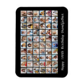 60 Fotocollage zum Geburtstag jeden Namen und jede Magnet (Vertikal)
