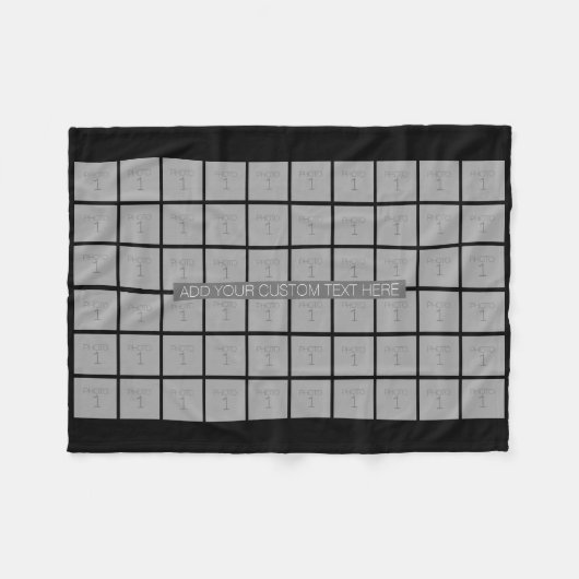 60 FotovorlagenCollage - Farbe bearbeiten Fleecedecke (Vorderseite (Horizontal))