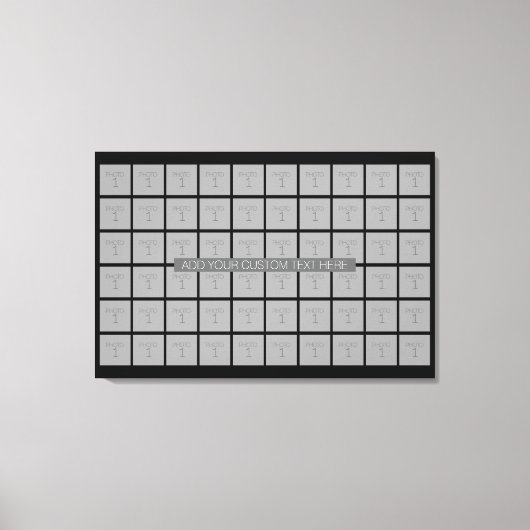 60 FotovorlagenCollage - Farbe bearbeiten Leinwanddruck (Vorderseite)