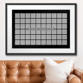 60 FotovorlagenCollage - Farbe bearbeiten Poster