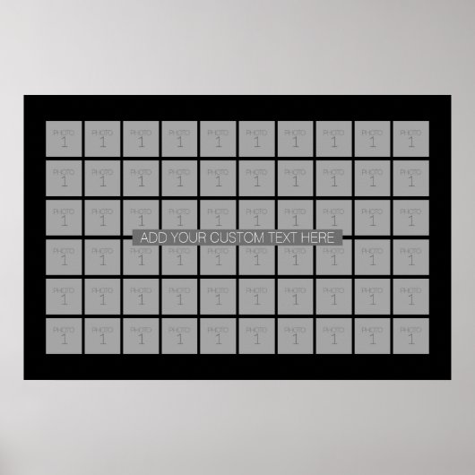 60 FotovorlagenCollage - Farbe bearbeiten Poster (Vorne)