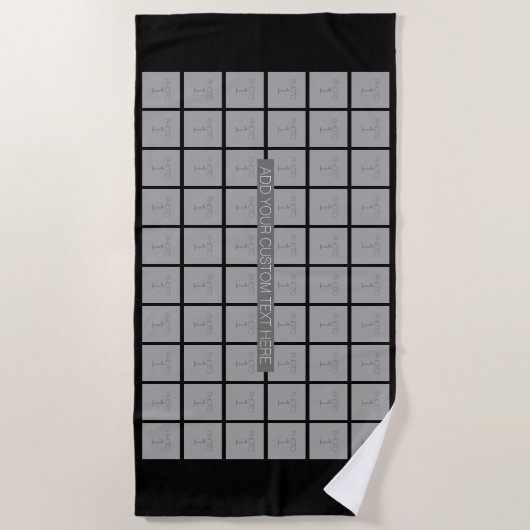 60 FotovorlagenCollage - Farbe bearbeiten Strandtuch (Vorderseite)