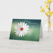 60. Französische Hochzeit-Jubiläum-White-Daisies Karte (Gelbe Blume)