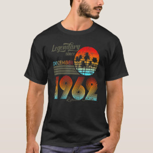 60. Geburtsdatum Legendar seit Dezember 1962 T-Shirt
