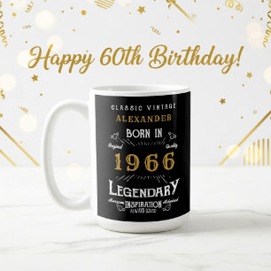 60. Geburtstag 1966 Legendär Retro Kaffeetasse