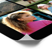 60. Geburtstag 45 Fotocollage jubelt bis Jahre Poster (Ecke)