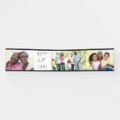 60. Geburtstag 4 Foto Strip Personalisiert Banner (Horizontal)