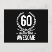 60. Geburtstag (60 Jahre Phantastisch) Postkarte (Vorderseite)
