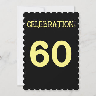 60. GEBURTSTAG 60 PARTY CUSTOM Einladungen
