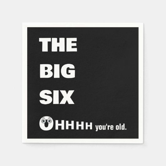 60. Geburtstag Alt Werden Humor Serviette (Vorderseite)