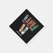 60. Geburtstag alte Nummernschilderkollektion Serviette (Ecke)