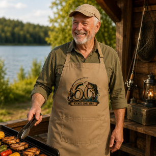 60. Geburtstag Angeln Seit 1966 gehakt Lange Schürze