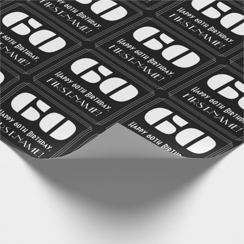 60 Jahre Geschenkpapiere | Zazzle.de