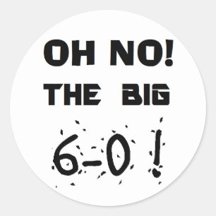 "60. Geburtstag" Aufkleber