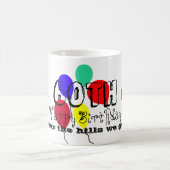 60. Geburtstag Balloons Spaß Tasse (Mittel)