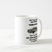 60. Geburtstag Banger Liebe Vintage Car Retro Kaffeetasse (VorderseiteRechts)