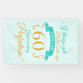 60. Geburtstag besser mit Alter Banner (Horizontal)