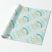 60. Geburtstag besser mit Alter Geschenkpapier (Ungerollt)
