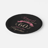 60. Geburtstag besser mit Alter Pappteller (Schrägansicht)