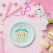 60. Geburtstag besser mit Alter Pappteller (Party)