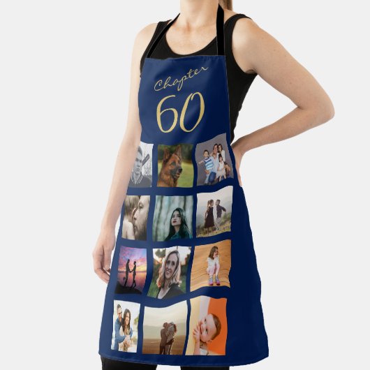 60. Geburtstag Blue Gold Schürze (InSitu)