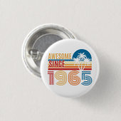 60. GEBURTSTAG BUTTON (Vorne & Hinten)