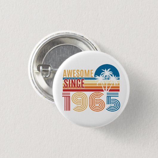 60. GEBURTSTAG BUTTON (Vorne & Hinten)