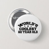 60. Geburtstag Button (Vorne & Hinten)