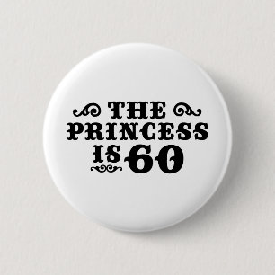 60. Geburtstag Button