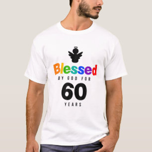 60. Geburtstag Christliches Geschenk gesegnet von  T-Shirt