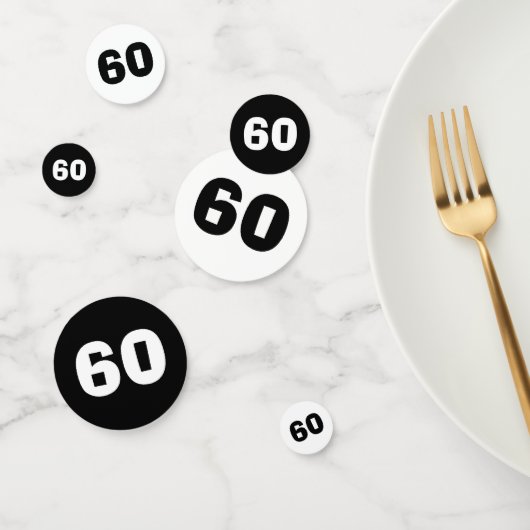 60. Geburtstag Confetti Konfetti (Gruppe)