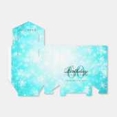 60. Geburtstag Danke Winter Turquoise Geschenkschachtel (Ungefaltet)