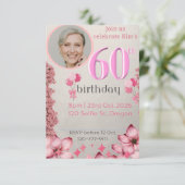 60. Geburtstag Einladung (Stehend Vorderseite)