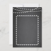 60. Geburtstag Einladung - Schwarz & Weiß - Beifal (Rückseite)