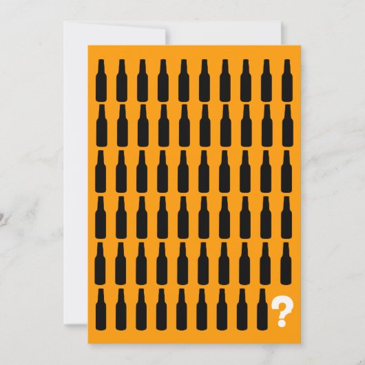 60. Geburtstag Einladungen - Bierjubeln! (Vorderseite)