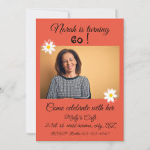 60. Geburtstag Elegante und lebhafte Einladung