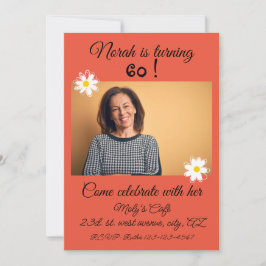 60. Geburtstag Elegante und lebhafte Einladung