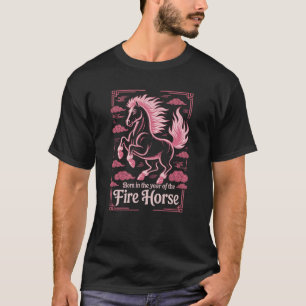 60. Geburtstag Feuerpferd Zodiac Chinesisch 2026  T-Shirt