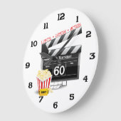 60. Geburtstag Filmthema Große Wanduhr (Winkel)