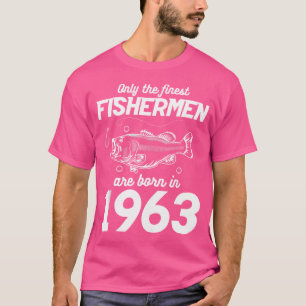 60. Geburtstag Fischen 60 Jahre alter Fischer 1963 T-Shirt