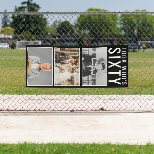 60. Geburtstag Foto Banner (Insitu)
